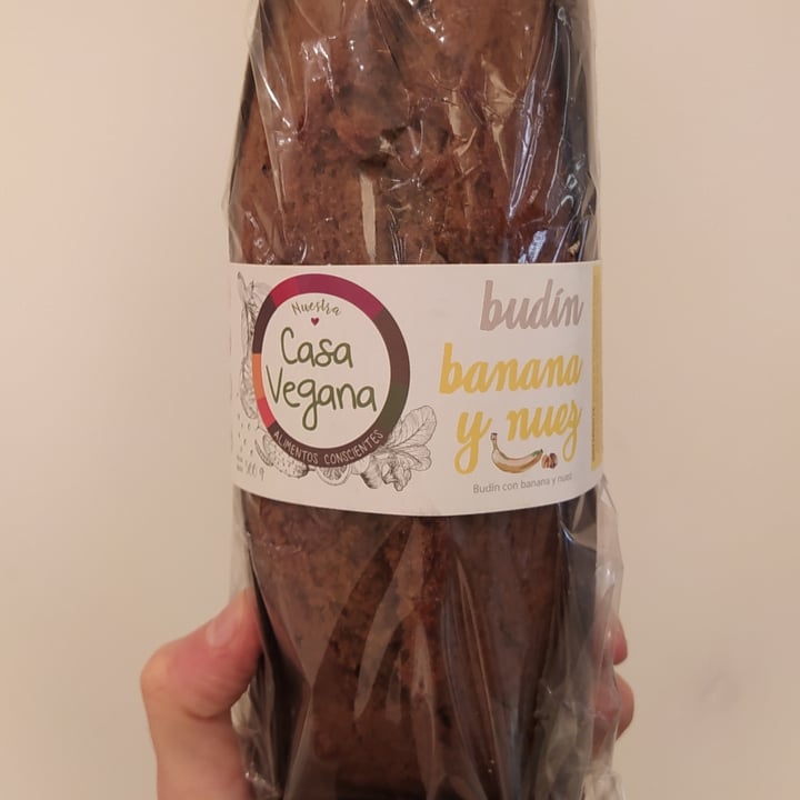 photo of Casa Vegana Budín de Banana y Nuez shared by @fioniylula on  03 Jul 2021 - review