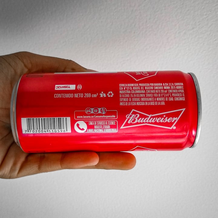 photo of Budweiser Cerveza shared by @coolkitchenn on  11 Oct 2020 - review