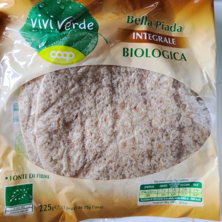 photo of Vivi Verde Coop Bella Piada INTEGRALE BIOLOGICA shared by @chinaany on  25 May 2022 - review