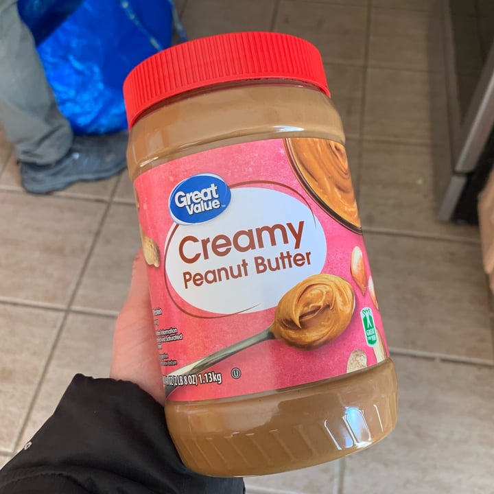 photo of Great Value  Creamy Peanut Butter shared by @allhess on  30 Jan 2022 - review