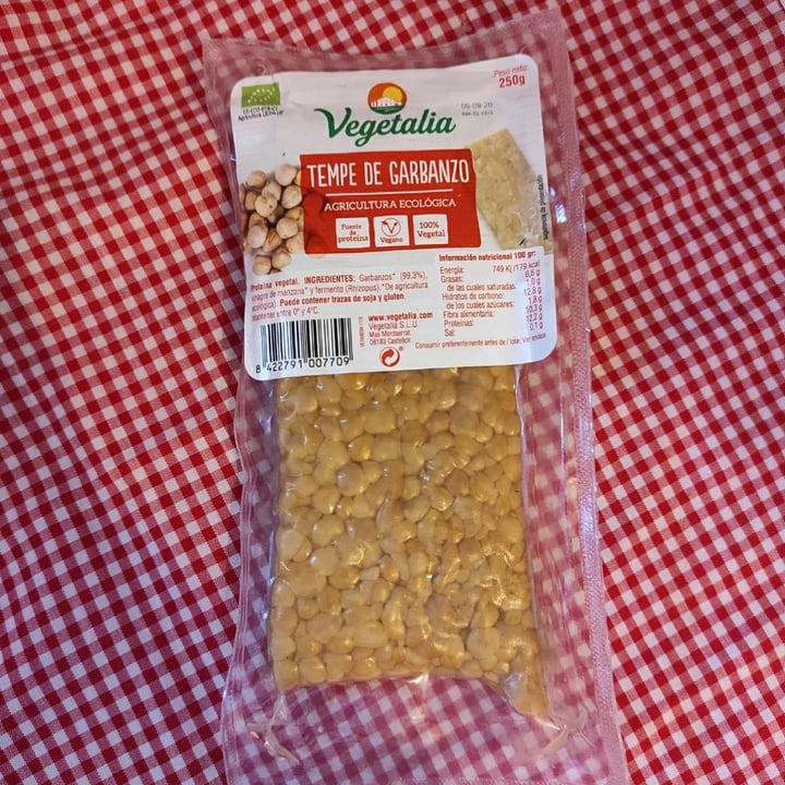 photo of Vegetalia Tempeh garbanzos shared by @lduttoa on  07 Aug 2020 - review