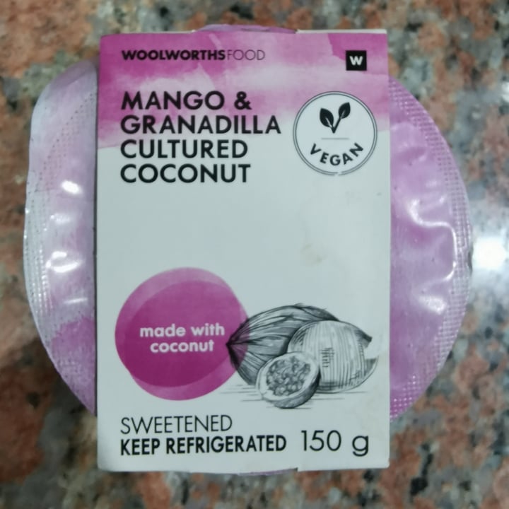photo of Woolworths Food Mango & Granadilla Cultured Coconut shared by @sabrina98 on  12 Jun 2020 - review