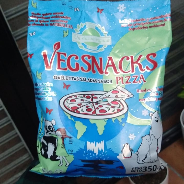 photo of Un Rincón Vegano Vegsnacks Galletas Saladas sabor Pizza shared by @johanna91 on  19 Sep 2020 - review