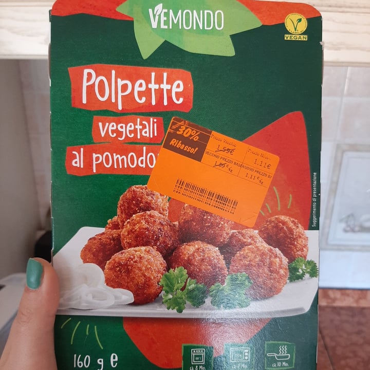 review photo of Vemondo Polpette Vegetali al Pomodoro shared by @aculem on 07 May 2022 - review