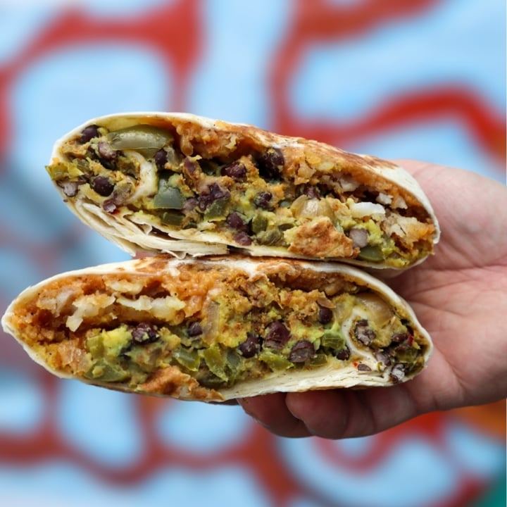 photo of Zammy's Vegan Kitchen Breakfast Burrito shared by @lizmaselli on  29 Apr 2022 - review