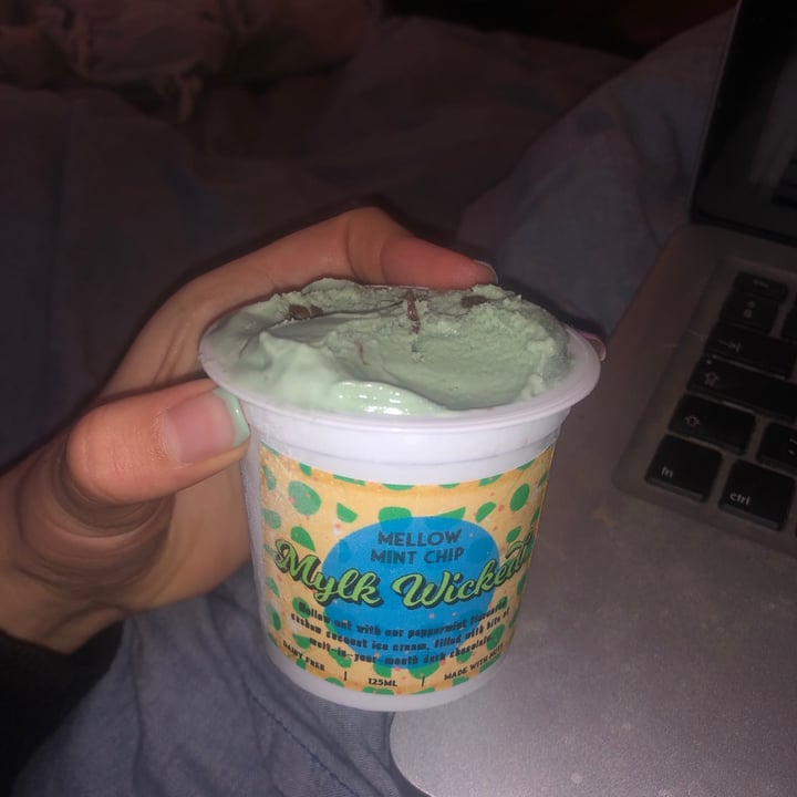 photo of Mylk Ice Cream  Mellow Mint Chip shared by @tsbarker on  16 Jun 2020 - review