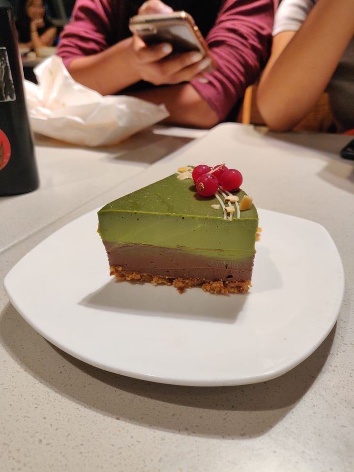 photo of Cedele All Day Dining - Wheelock Place Vegan Matcha Chocolate Cheesecake shared by @hownowbrownkow on  21 Mar 2019 - review