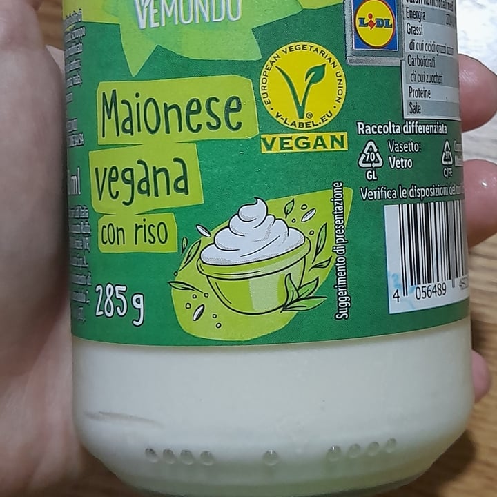 photo of Vemondo  Maionese Vegana con Riso shared by @sorj8 on  08 Aug 2022 - review
