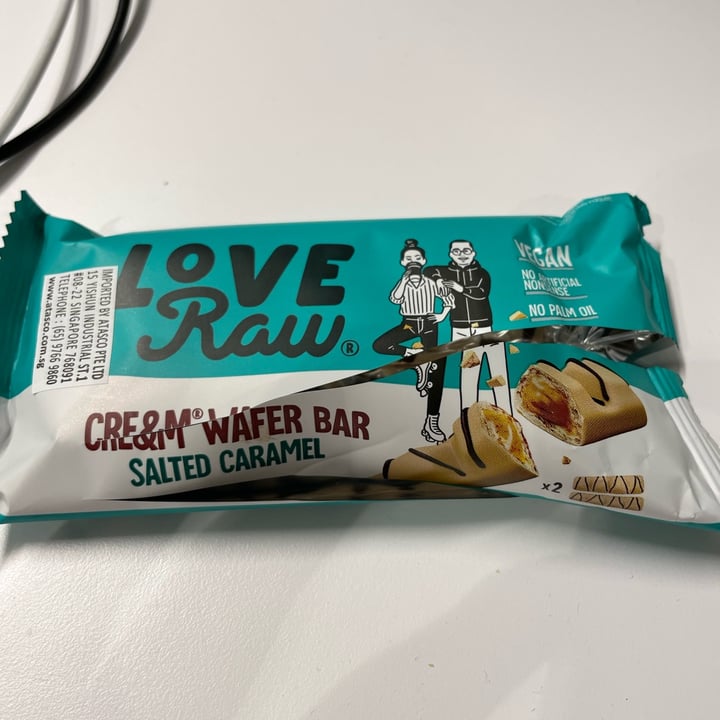 photo of LoveRaw Cre&m Wafer Bar (Salted Caramel) shared by @varun91 on  31 May 2022 - review