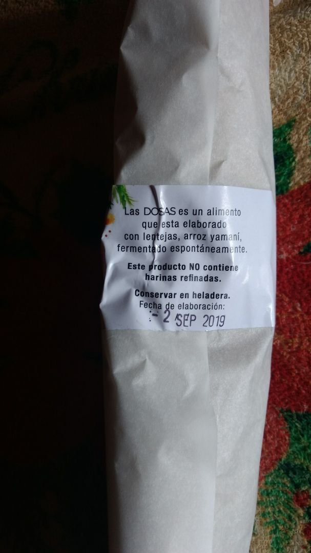 photo of Dosas Wrap shared by @veggiesauria on  02 Sep 2019 - review