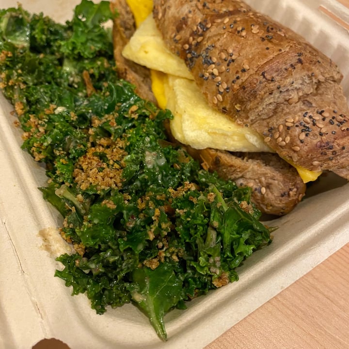 photo of Love Life Cafe JUST Egg & Cheese Croissandwich shared by @mariannaking on  20 Sep 2020 - review