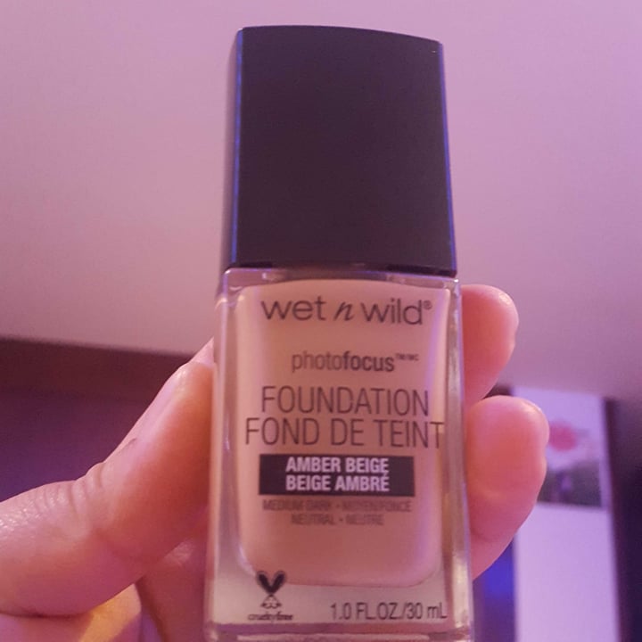 photo of Wet n Wild Beauty Photofocus Foundation Amber Beige shared by @andreacampos on  11 Jun 2020 - review