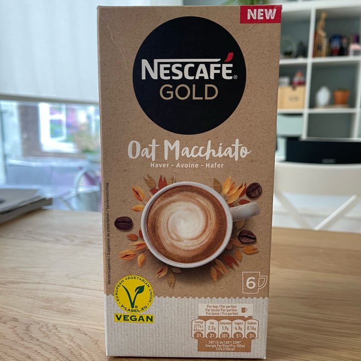 photo of Nescafé Gold Oat latte shared by @just1vegan on  04 Jan 2022 - review