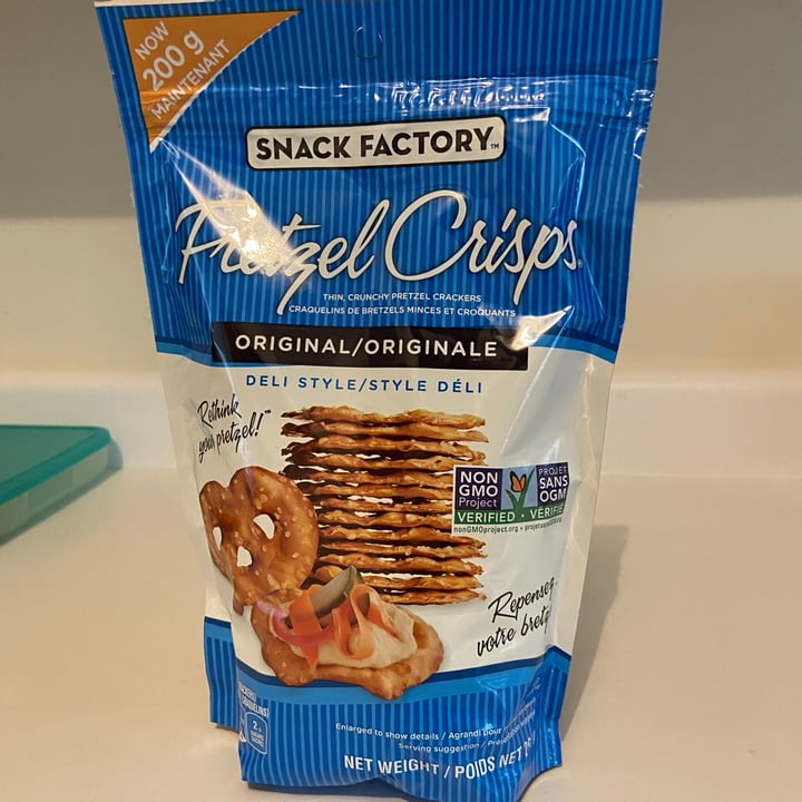 review photo of Snack Factory Original pretzel crisps shared by @misshappe on 22 Aug 2021 - review