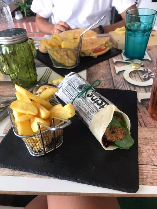 Photo of the dish “Wrap de seitán”