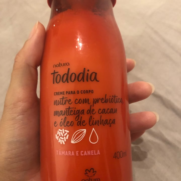 review photo of Natura Creme corporal tâmara e canela shared by @jucals on 11 May 2022 - review