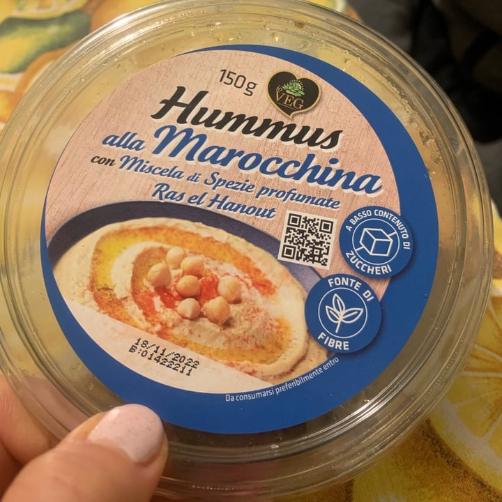 photo of ioVEG hummus alla marocchina shared by @francescachieppa18 on  12 Nov 2022 - review