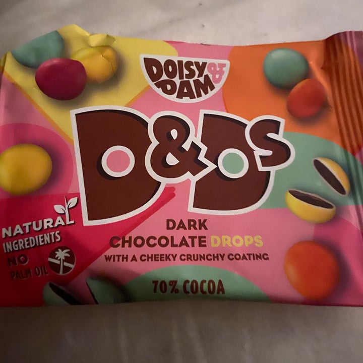 photo of Doisy & Dam Dark Chocolate Drops shared by @thebrummievegan on  24 Nov 2020 - review