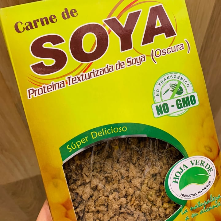 photo of Hoja Verde Carne De Soya shared by @alegris on  17 Apr 2022 - review