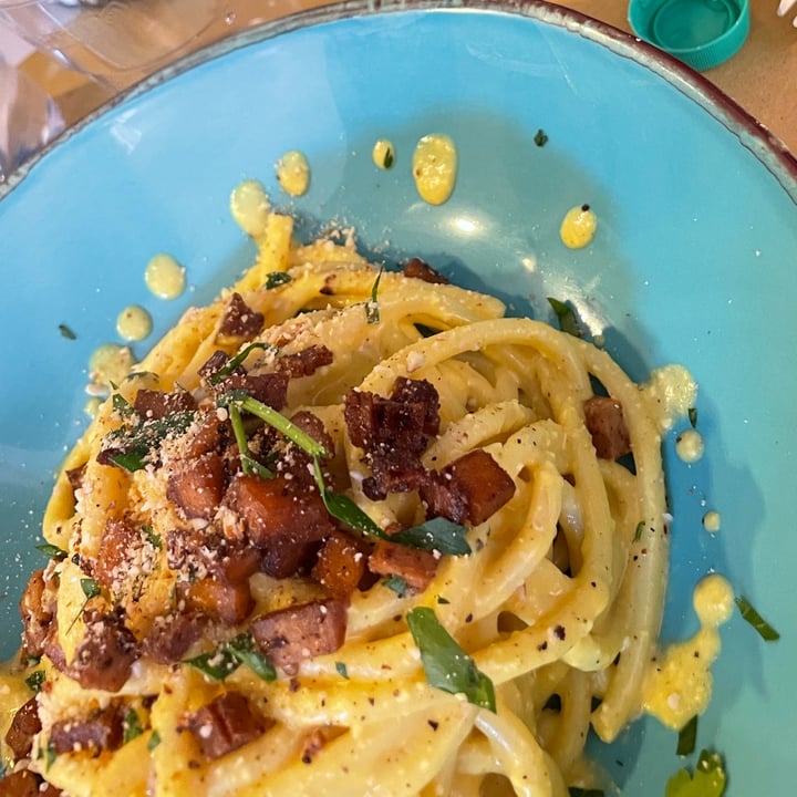 photo of Malerba Pici alla carbonara vegan shared by @matimusic on  12 Mar 2022 - review