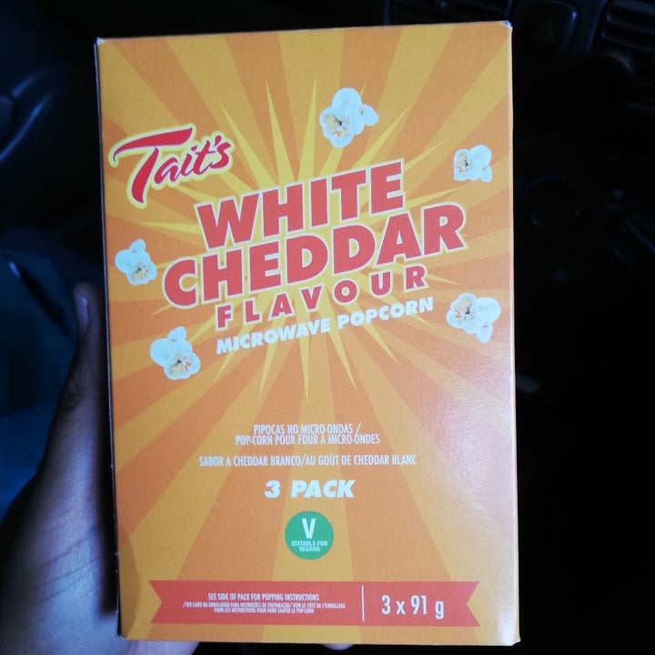 photo of Tait’s White Cheddar Flavour Microwave Popcorn shared by @udeshs on  09 Mar 2022 - review