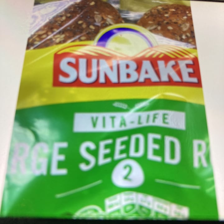 photo of Sunbake Large Seeded Rolls shared by @pushpavegan on  30 Apr 2021 - review