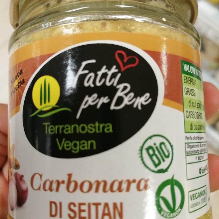 photo of Terranostra Vegan Carbonara di seitan shared by @marti5310 on  17 Mar 2022 - review