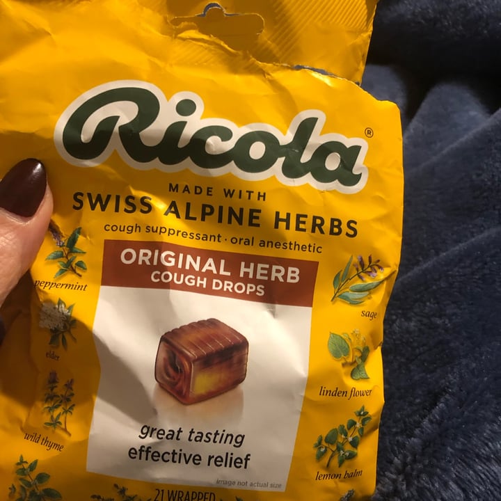 photo of Ricola The Original Natural Herb Cough Drops shared by @malulemos on  24 Nov 2022 - review