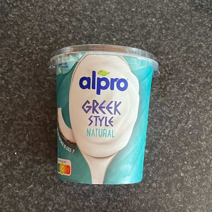 photo of Alpro greek style natural shared by @veganagram on  08 Oct 2022 - review