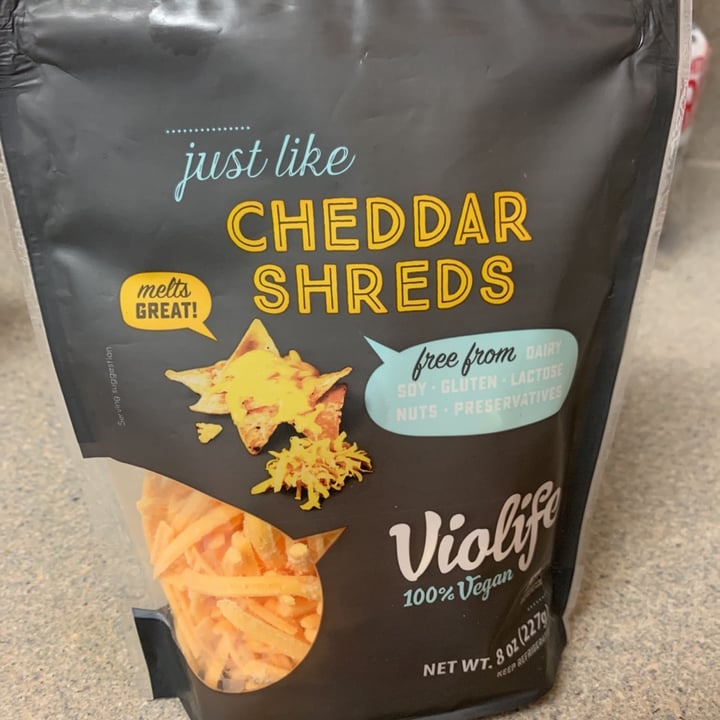 photo of Violife Cheddar Shreds shared by @dungster69 on  30 Dec 2020 - review