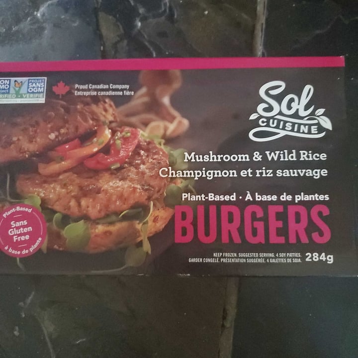 review photo of Sol Cuisine Mushroom And Wild Rice Burger shared by @sdunn on 24 Jun 2021 - review