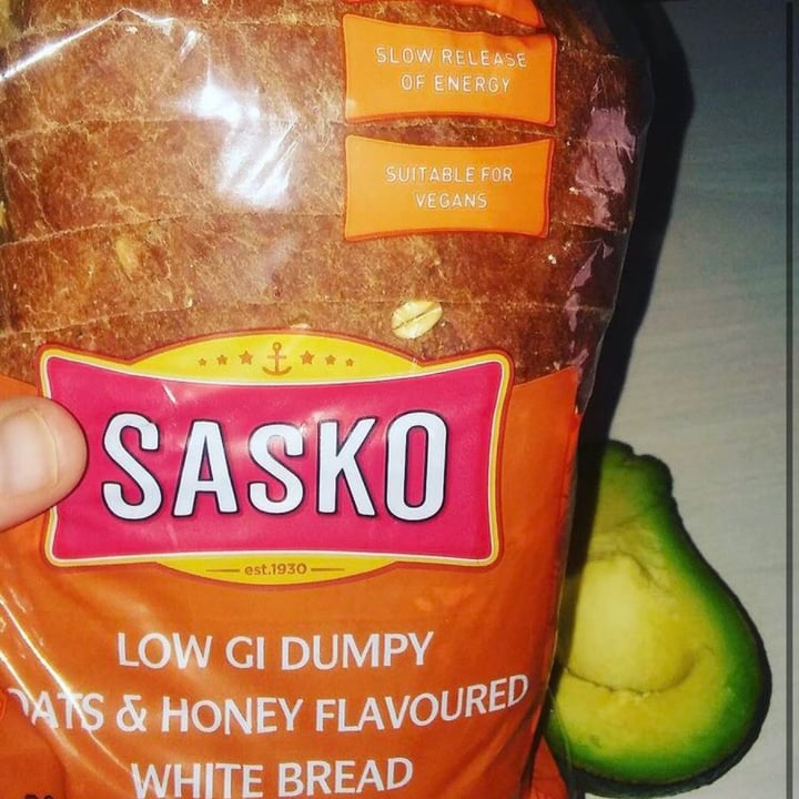photo of Sasko Low GI Oat and Honey white bread shared by @pushpavegan on  27 Sep 2021 - review