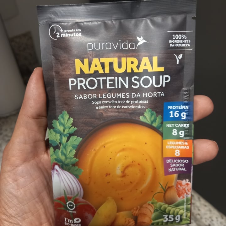 photo of Puravida Sopa Natural Protein Soup shared by @cibellepassos on  03 May 2022 - review