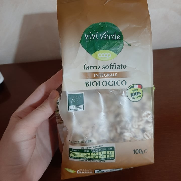 photo of Vivi Verde Coop Farro soffiato bio shared by @ermelinda on  18 Aug 2022 - review
