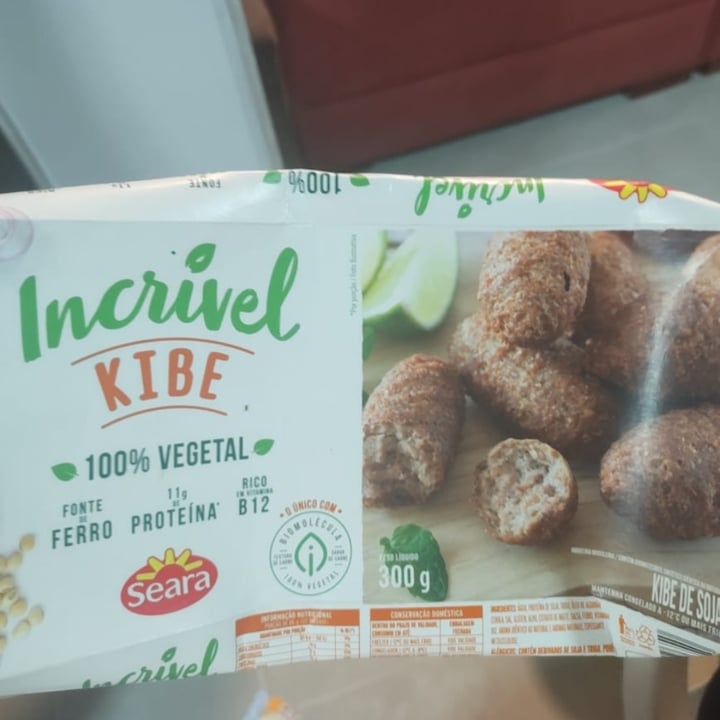 photo of Incrível - Seara kibe shared by @luaquaranta on  06 Jul 2021 - review