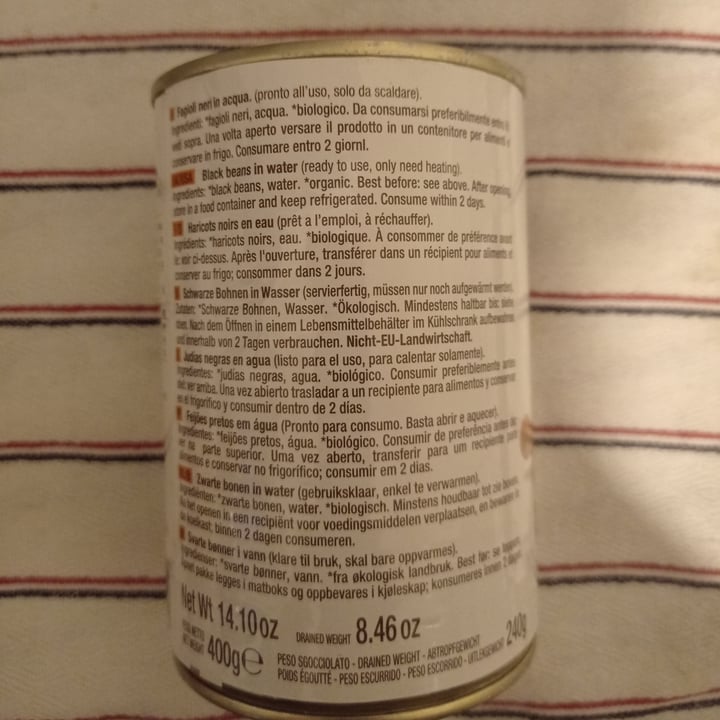 photo of Il Nutrimento Fagioli neri shared by @alelulu on  13 Apr 2022 - review