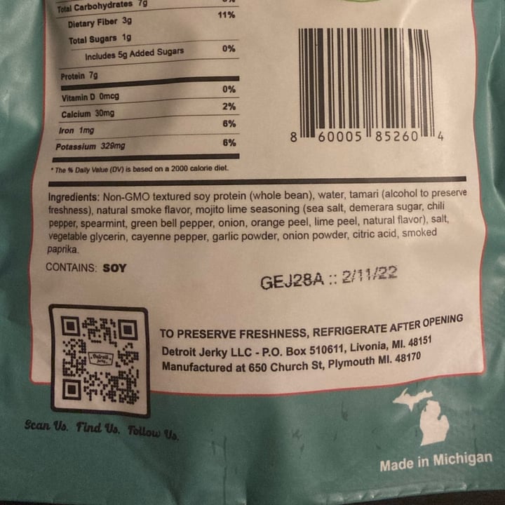 review photo of Detroit Jerky Mojito Inferno Jerky shared by @alphanumer1c on 06 Nov 2021 - review