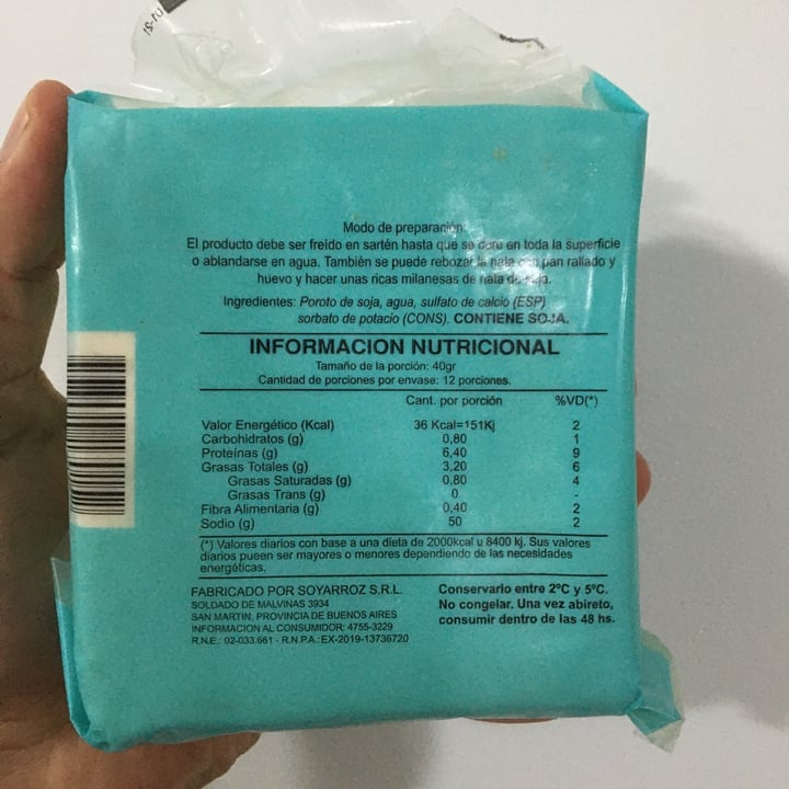 review photo of Soyarroz Tofu Tradicional shared by @rodrigo on 31 May 2021 - review