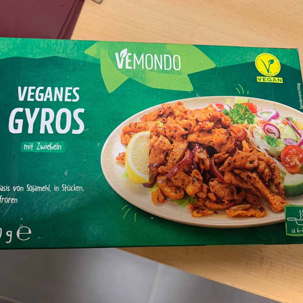Vemondo Gyros mit Zwiebeln, vegan Review | abillion