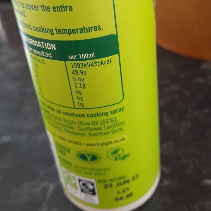 photo of Fry Light Olive Oil shared by @glitterball84 on  22 Jul 2022 - review