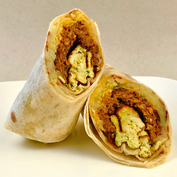 photo of Off The Griddle Breakfast Burrito shared by @pdxveg on  16 Mar 2021 - review