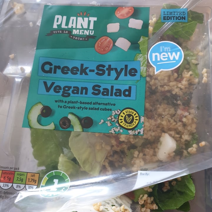 photo of Plant Menu Greek-style vegan salad shared by @mipsy on  25 Jun 2022 - review