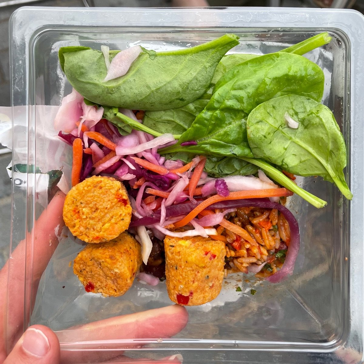 Mexican Inspired Falafel & Rice Salad from Tesco Plant Chef - Vegan ...