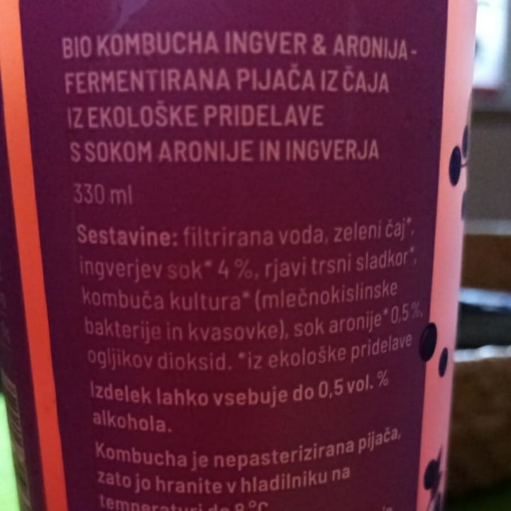 review photo of Tereza’s choice Kombucha Ingver & aronija shared by @jk13 on 04 Aug 2022 - review