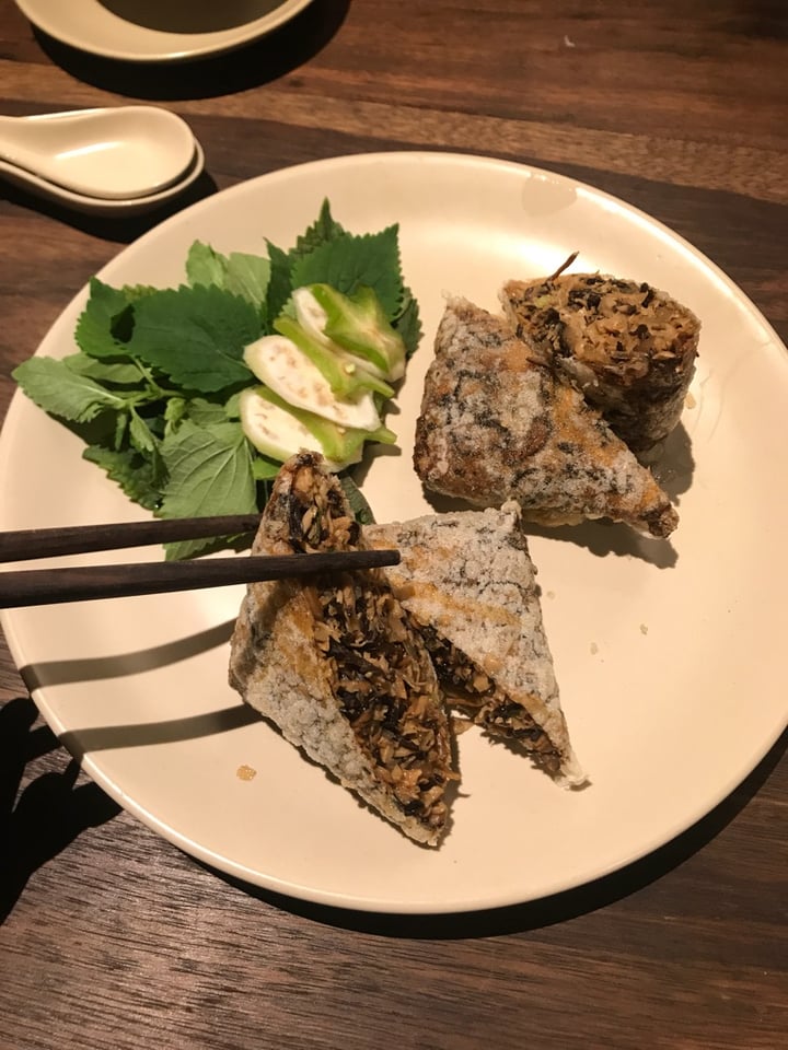 photo of Hum Vegetarian, Lounge & Restaurant Squared Deep Fried Spring Rolls shared by @jannapham on  16 Feb 2020 - review