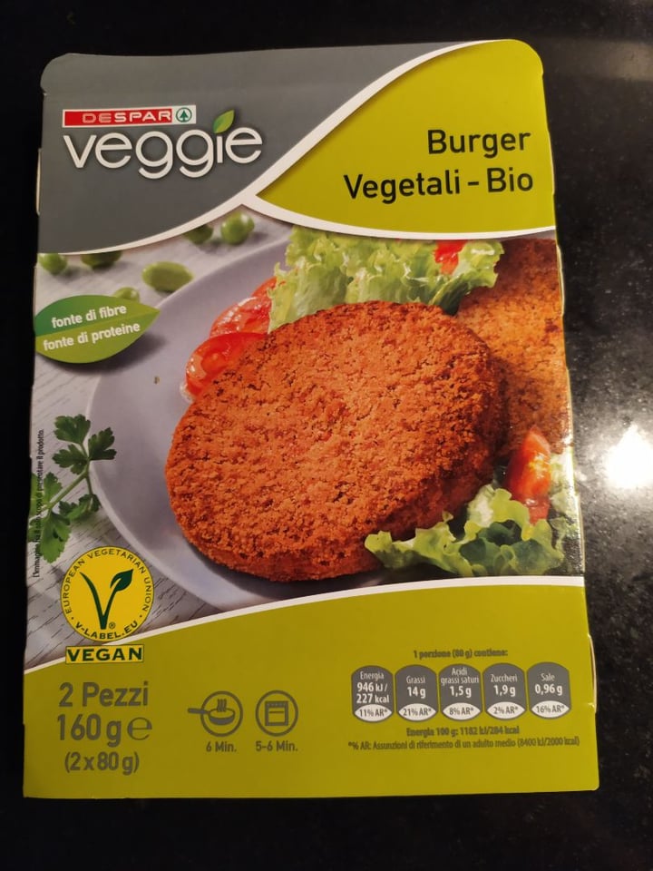 photo of Despar Burger Vegetali shared by @laleo31 on  20 Mar 2020 - review