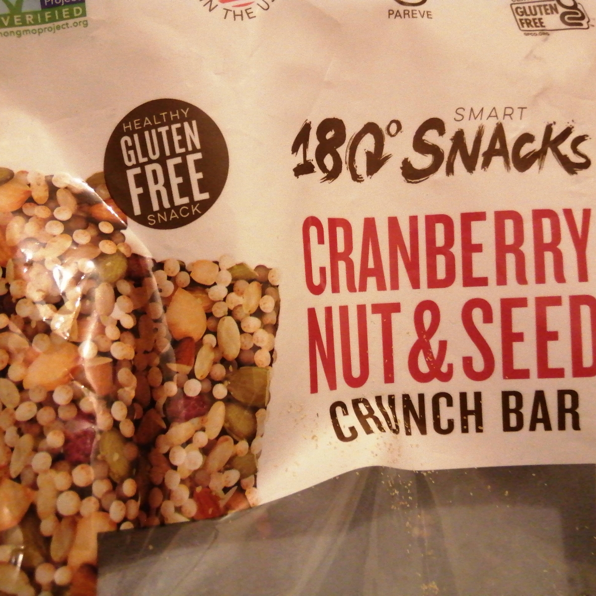180 Snacks cranberry nut and seed crunch bars Reviews abillion