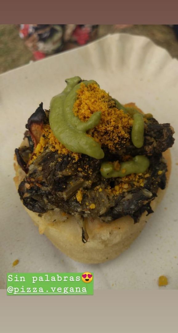review photo of Pizza Vegana Canastitas shared by @agustinalemon on 25 Dec 2019 - review