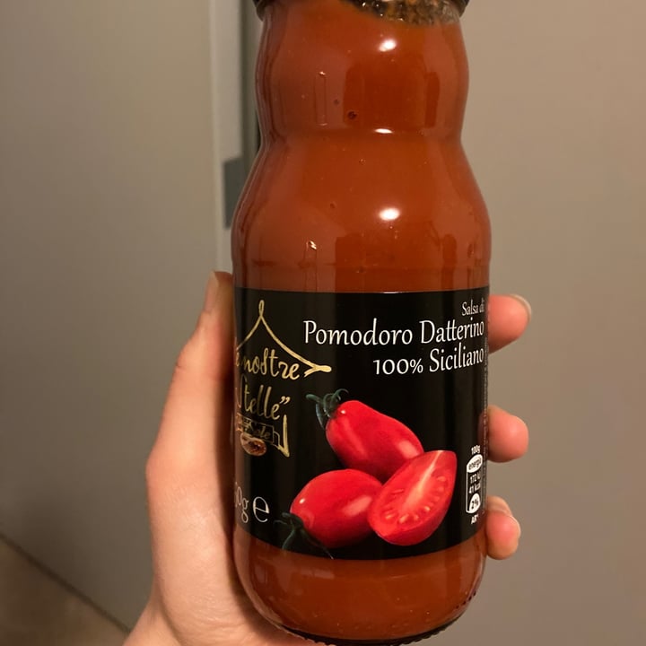 photo of Le nostre stelle Salsa Di Pomodoro Datterino shared by @marghegio13 on  08 Apr 2022 - review