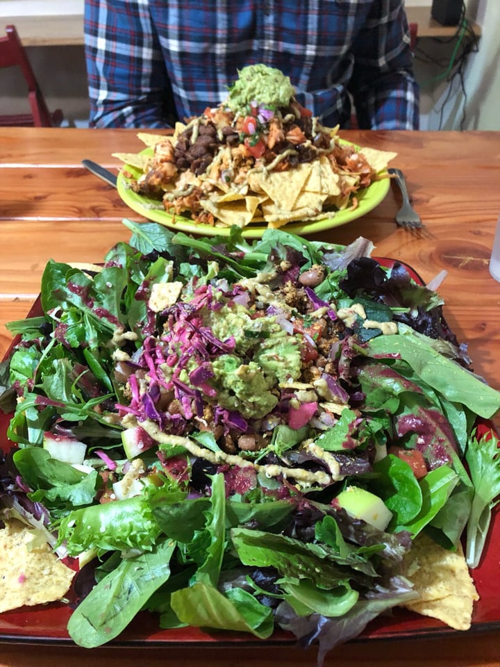 photo of La Vida Veggie LLC Taco salad and nachos shared by @ddpdx on  09 Mar 2019 - review